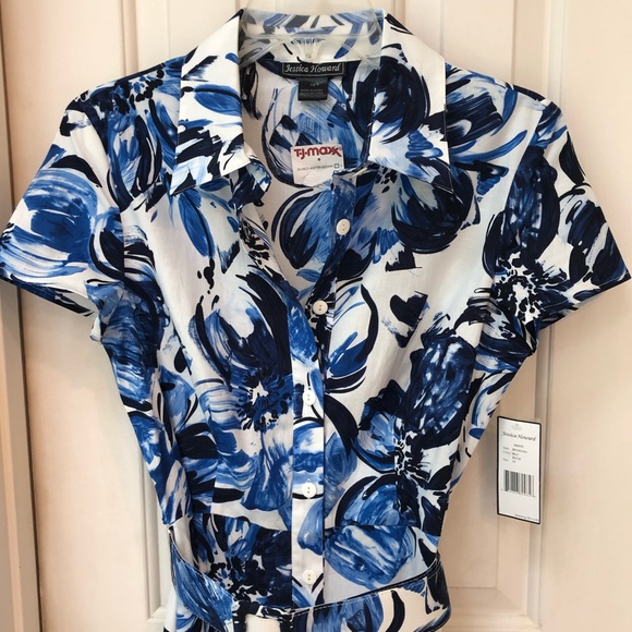 SOLD Jessica Howard 60s look full skirt dress, Size 10 - Picture 8 of 16